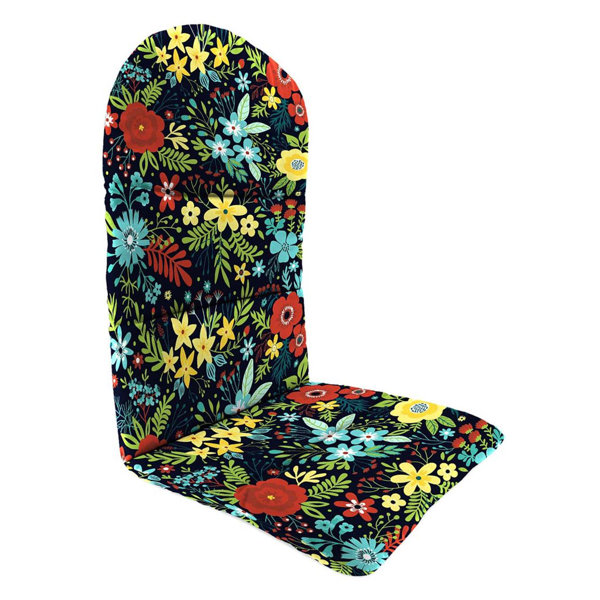 Plow & Hearth Floral Polyester Classic Indoor/Outdoor Adirondack Chair